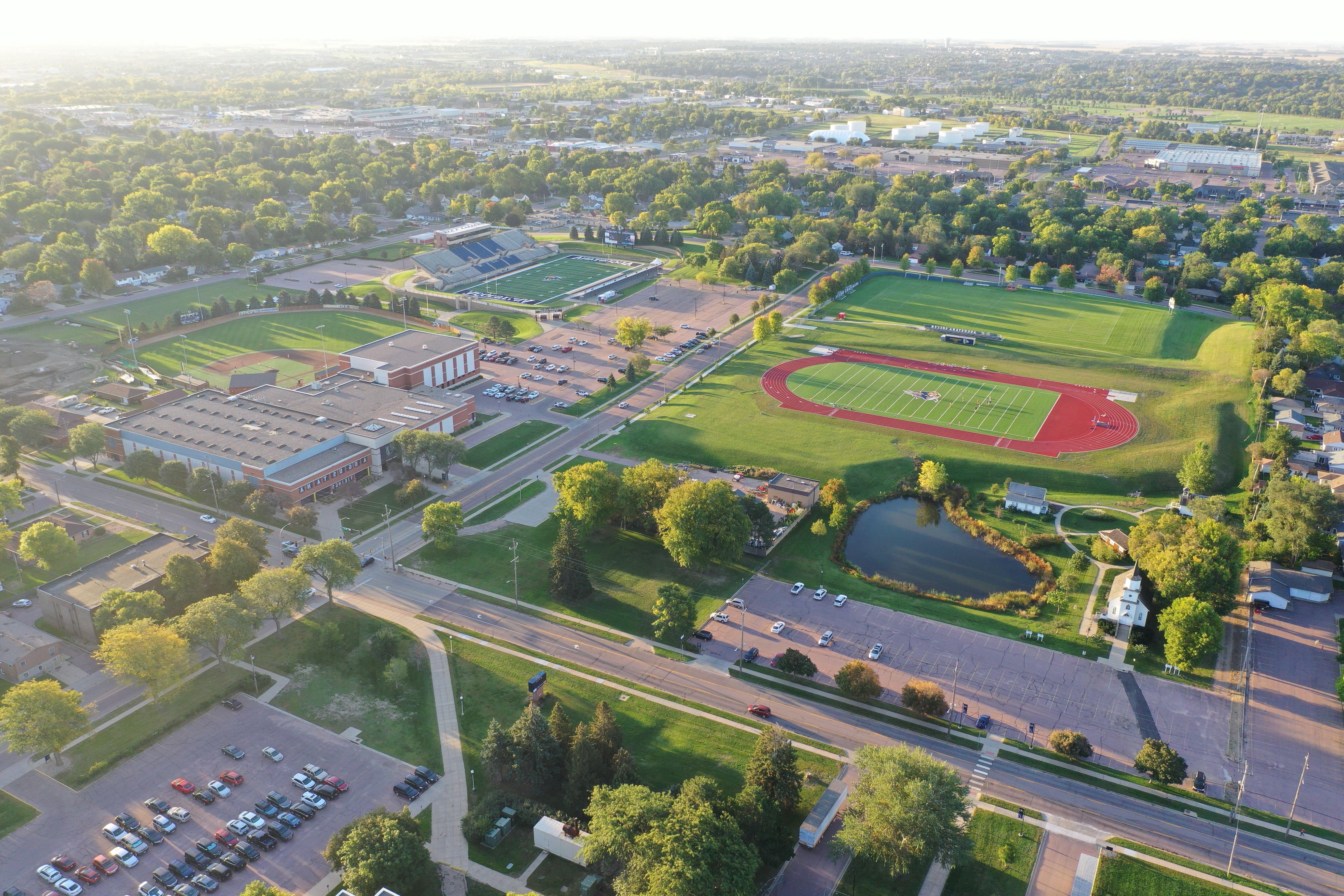 Drone Photo of 33rd and Grange Courtesy of Jurgens Photography