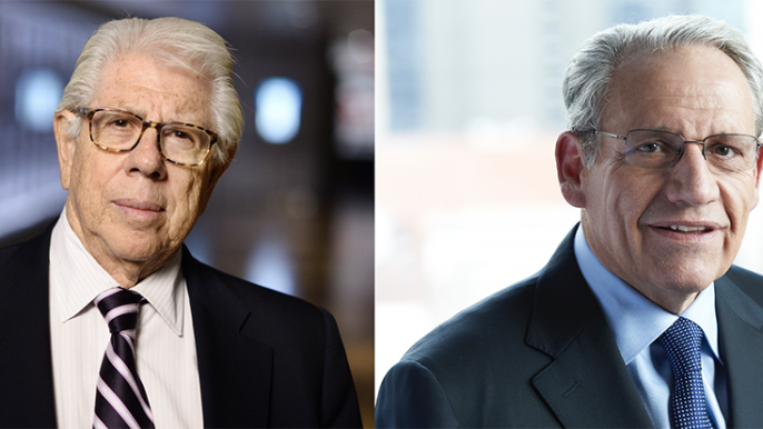 Bob Woodward and Carl Bernstein. Speakers at 2019 Boe Forum.